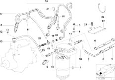 E36 318tds M41 Touring / Fuel Preparation System/  Fuel Injection System Diesel