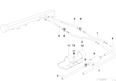 E36 316i M43 Coupe / Fuel Preparation System/  Fuel Pipe-2