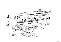 114 2002 M10 Cabrio / Vehicle Trim Dashboard Support-4