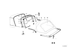 114 2002 M10 Cabrio / Sliding Roof Folding Top Folding Top