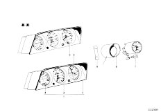 114 1802 M10 Sedan / Instruments Measuring Systems/  Instruments Mounting Parts-3