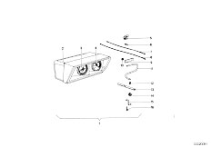 114 2002turbo M10 Sedan / Instruments Measuring Systems Instruments Mounting Parts