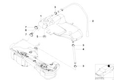 E46 330i M54 Touring / Fuel Supply/  Expansion Tank