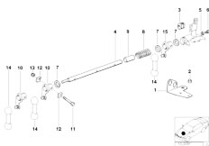 E36 M3 3.2 S50 Sedan / Fuel Preparation System Accelerator Pedal