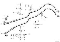 E12 520 M10 Sedan / Engine Transmission Oil Cooling-2