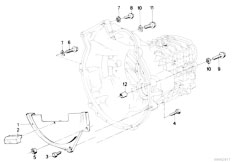 E30 318i M10 4 doors / Manual Transmission/  Gearbox Mounting Parts