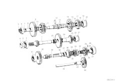 ISE 250 1 Zyl Sedan / Manual Transmission Individual Transmission Parts