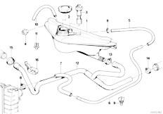 E34 530i M30 Sedan / Radiator Expansion Tank