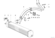 E36 325tds M51 Sedan / Radiator/  Engine Oil Cooling