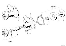 E30 323i M20 4 doors / Engine/  Cooling System Water Pump