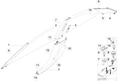 Z3 Z3 M3.2 S50 Coupe / Vehicle Trim/  Interior Body Trim Panel-2
