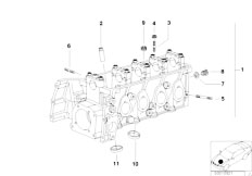 Z3 Z3 1.8 M43 Roadster / Engine/  Cylinder Head