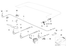 E36 320i M50 Cabrio / Bodywork/  Electrical Folding Top Flap Mechanism