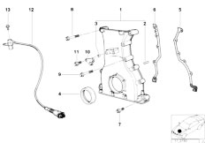 E36 M3 3.2 S50 Sedan / Engine/  Timing Case