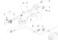 E46 316i N46 Touring / Fuel Preparation System/  Fuel Injection System Injection Valve