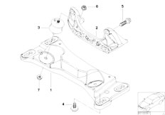 E46 325i M54 Sedan / Engine And Transmission Suspension/  Gearbox Mounting