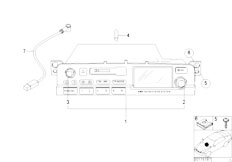 E46 330Ci M54 Cabrio / Audio Navigation Electronic Systems/  Radio Bmw Navigation