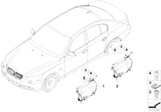 E60N 525i N53 Sedan / Restraint System And Accessories/  Side Airbag