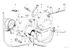 E12 520 M10 Sedan / Fuel Preparation System Vacuum Hose