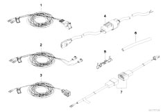 E60 530d M57N Sedan / Vehicle Electrical System/  Rep Cable Airbag