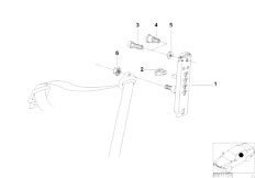 Z3 Z3 M3.2 S54 Coupe / Restraint System And Accessories Safety Belt Adjuster