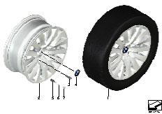 F01 750i N63 Sedan / Wheels Bmw La Wheel V Spoke 254