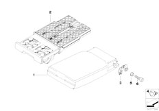 E90N M3 S65 Sedan / Seats Centre Armrest Rear