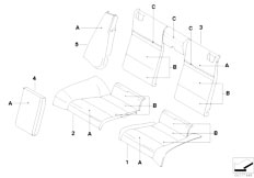 E93 330i N52N Cabrio / Individual Equipment/  Individual Seat Rear Lc
