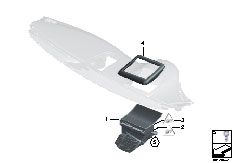 F01 740i N54 Sedan / Instruments Measuring Systems Head Up Display