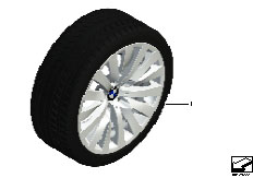 F02 740Li N54 Sedan / Wheels/  Winterkomplettrad V Speiche 254