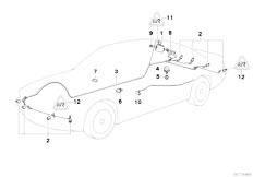 E38 735iL M62 Sedan / Distance Systems Cruise Control/  Park Distance Control Pdc