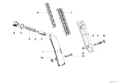 E12 535i M30 Sedan / Engine Timing And Valve Train Timing Chain