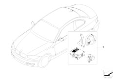 E88 120i N43 Cabrio / Audio Navigation Electronic Systems/  Retrofit Kit Theft Alarm