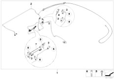 E88 120d N47 Cabrio / Sliding Roof Folding Top/  Convertible Top Wiring Harness