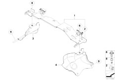 F02 750Li N63 Sedan / Fuel Preparation System/  Bracket Intake Silencer