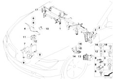 E64 650i N62N Cabrio / Vehicle Trim/  Various Body Parts