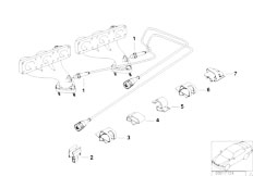 E46 323Ci M52 Cabrio / Engine/  Lambda Probe Fixings-2