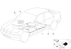 E36 318i M43 Sedan / Vehicle Trim/  Floor Covering