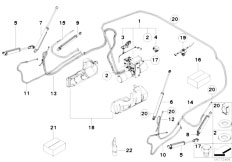 E88 125i N52N Cabrio / Sliding Roof Folding Top Electro Hydraulic Folding Top Parts