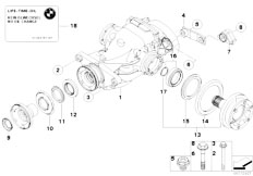 E88 120d N47 Cabrio / Rear Axle/  Differential Drive Output
