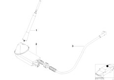 Z3 Z3 M3.2 S54 Coupe / Audio Navigation Electronic Systems Single Parts Antenna