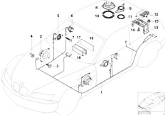 Z3 Z3 M3.2 S54 Coupe / Audio Navigation Electronic Systems Single Components Hi Fi System