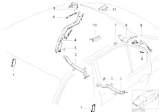 E38 740i M60 Sedan / Vehicle Electrical System/  Cable Covering