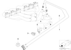 Z3 Z3 M3.2 S50 Coupe / Engine Lambda Probe Fixings