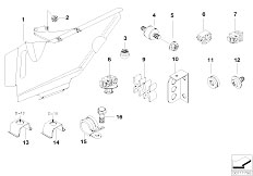 E36 M3 3.2 S50 Sedan / Clutch Mounting Parts For Clutch Lines