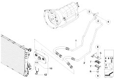 E85 Z4 3.0i M54 Roadster / Radiator Transmission Oil Cooling