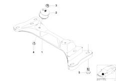 E46 328i M52 Sedan / Engine And Transmission Suspension/  Gearbox Mounting