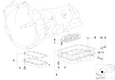 E46 316i 1.9 M43 Sedan / Automatic Transmission/  A4s 270r 310r Oil Pan Oil Strainer