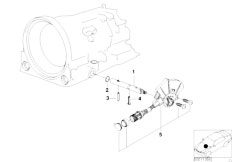 E46 316i 1.9 M43 Sedan / Automatic Transmission/  A4s 270r 310r Selector Rod Transm Switch