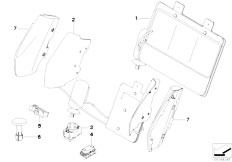E93 325d M57N2 Cabrio / Seats/  Lumbar Support Front